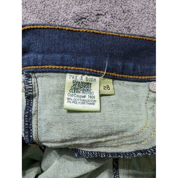 Rag & Bone Legging Jeans Women's Size 28 Dark Wash - Picture 6 of 14